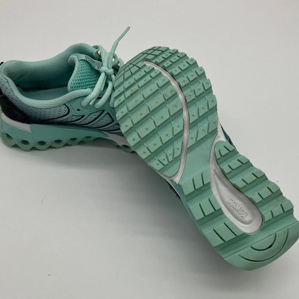 K-Swiss Tubes Comfort Technology Running Shoes Mint Green Womens 8